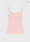 Monelli Lace Square Neck Sleeveless