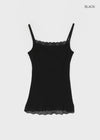 Monelli Lace Square Neck Sleeveless