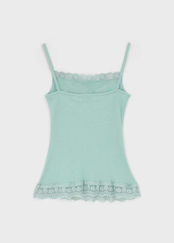 Monelli Lace Square Neck Sleeveless
