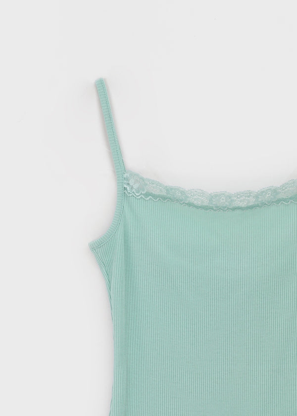 Monelli Lace Square Neck Sleeveless