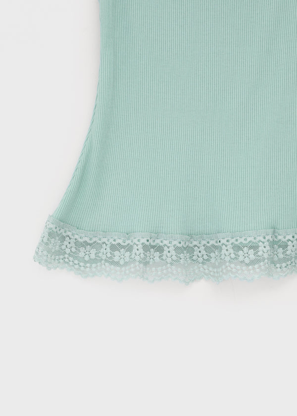 Monelli Lace Square Neck Sleeveless