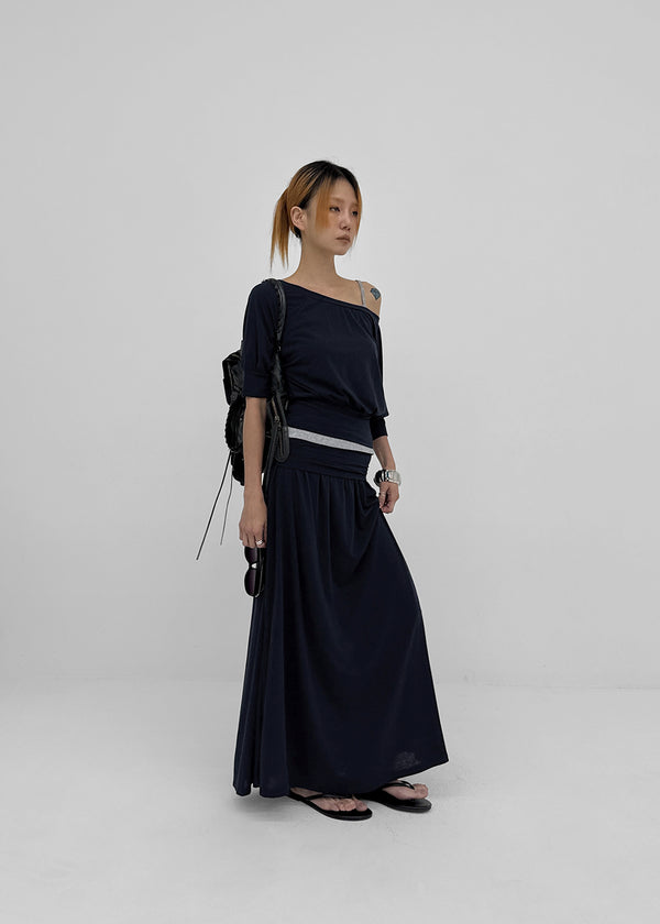 Polyt Off-shoulder Sleeveless Top (Available as a set)