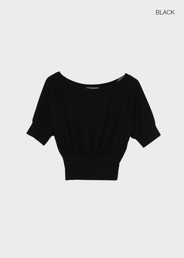 Polyt Off-shoulder Sleeveless Top (Available as a set)