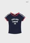 Monel D Printed Ringer Short Sleeve T-shirt