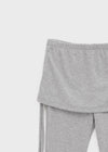 Deck shirred bootcut skirt pants