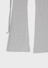Deck shirred bootcut skirt pants