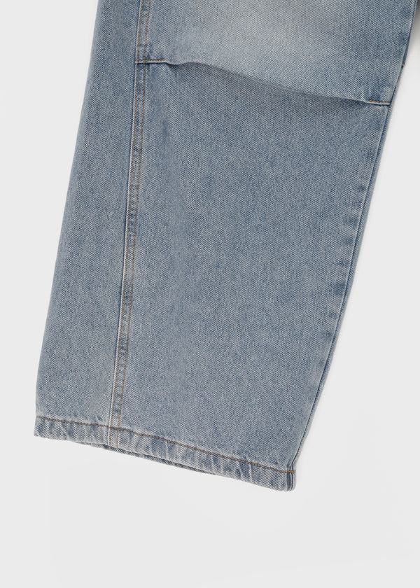 Meloff cut-out wide denim pants