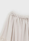 Nellie's satin lace miniskirt