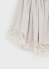 Nellie's satin lace miniskirt