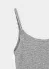 Roselen Ribbed U-Neck Sleeveless