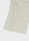 Ney stitch back elastic wide pants