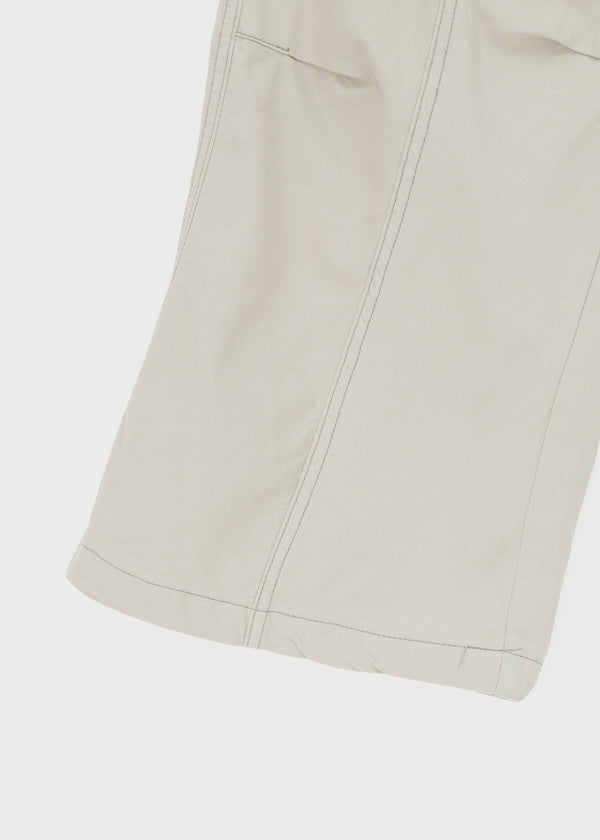 Ney stitch back elastic wide pants