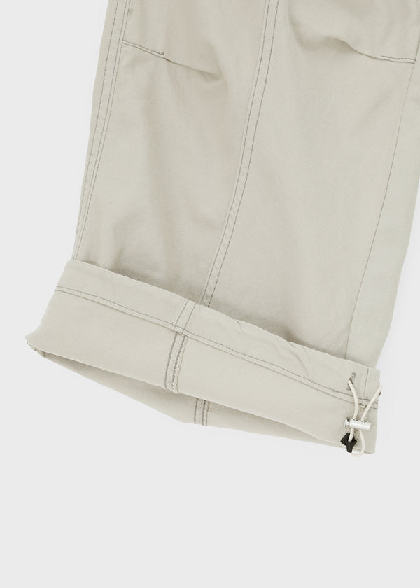Ney stitch back elastic wide pants