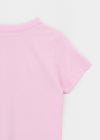 Corset print short-sleeve tee