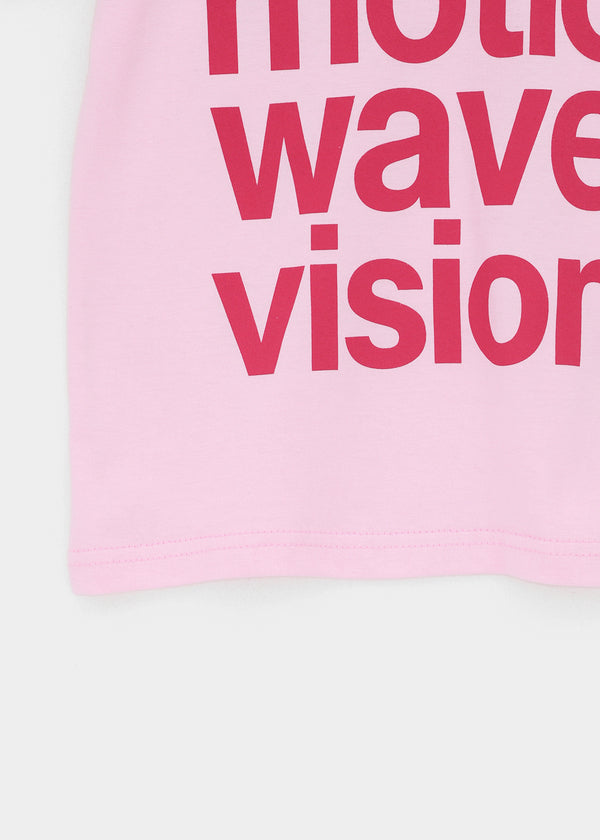 Corset print short-sleeve tee