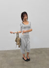 Promel Folding Aladdin Capri Pants