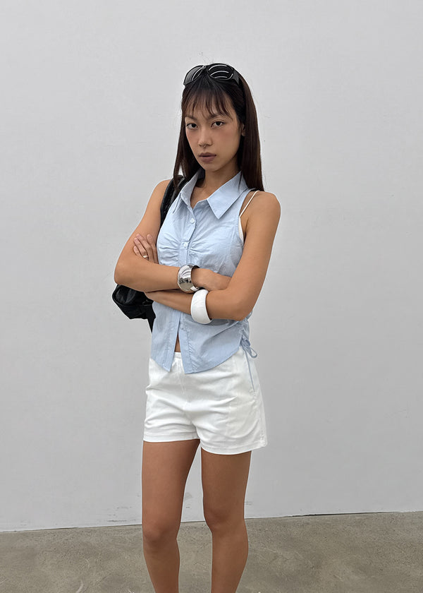 Belle Collar Sleeveless Blouse