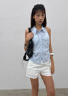 Belle Collar Sleeveless Blouse