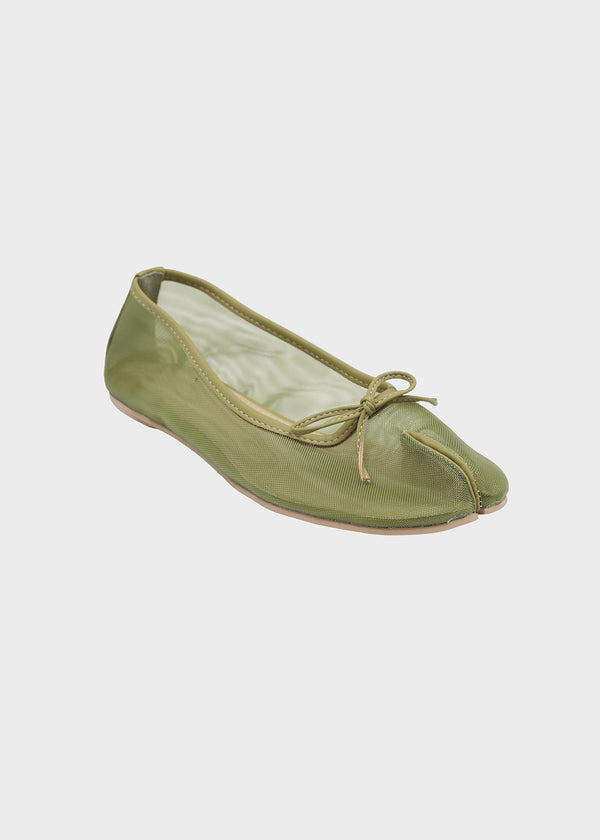 Klevin Mesh Tabi Flat Shoes