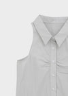 Belle Collar Sleeveless Blouse
