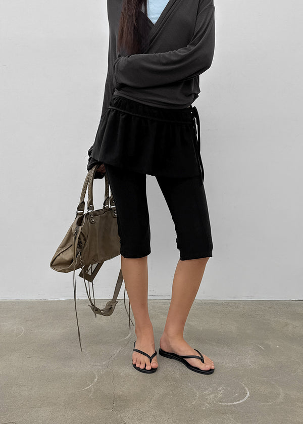 Sumimo SET - Wrap Skirt, Capri Leggings