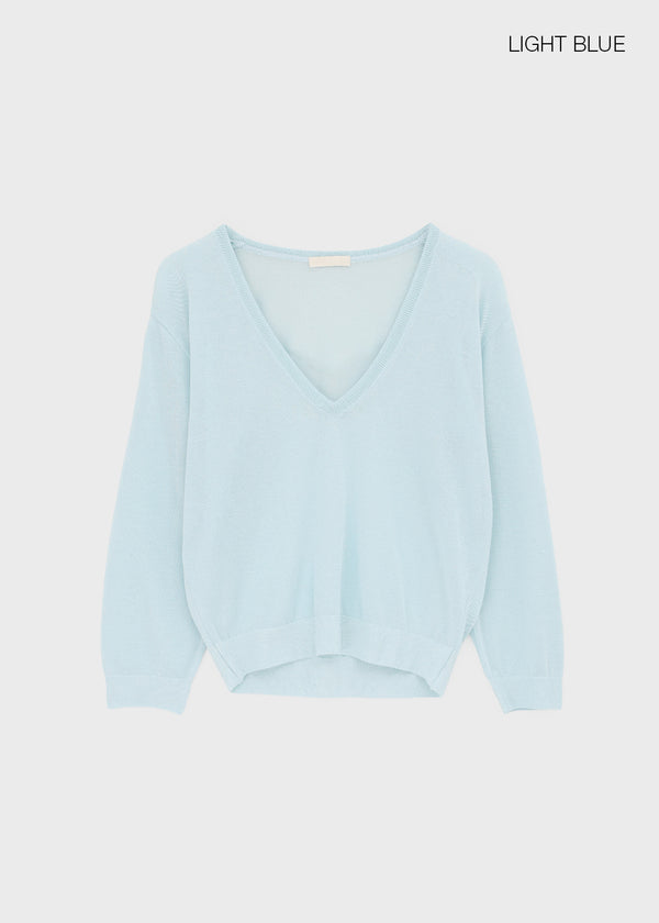 Olber V-neck See-through Summer Knit