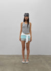 Lisset striped folding shorts