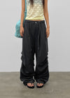 (UNISEX) Fulz Back Banding Nylon Two-way Banding Pants