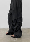 (UNISEX) Fulz Back Banding Nylon Two-way Banding Pants
