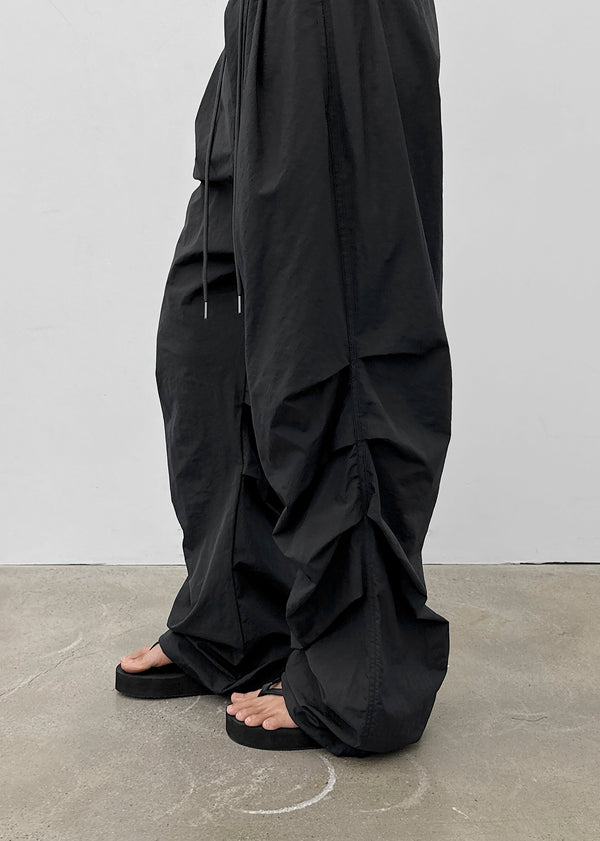 (UNISEX) Fulz Back Banding Nylon Two-way Banding Pants