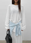 Lukip Loose Fit Long Sleeve Tee