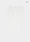 Debpin Henley Neck Roll-up Summer Long Sleeve Tee