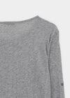 Debpin Henley Neck Roll-up Summer Long Sleeve Tee