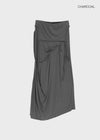 Endo Drape Maxi Long Skirt