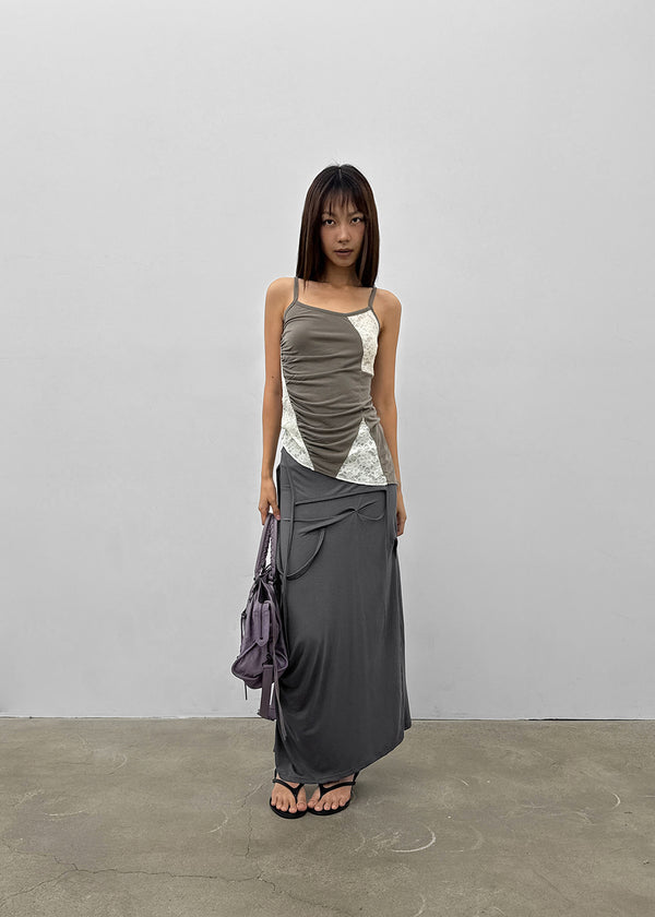 Beltol Lace Asymmetrical Sleeveless