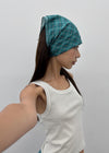 Tuhini check scarf