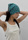 Tuhini check scarf