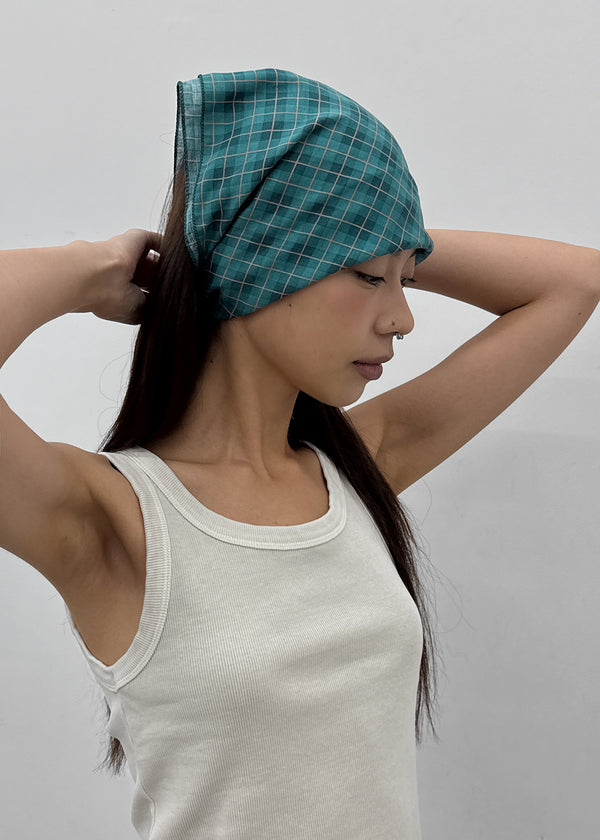 Tuhini check scarf