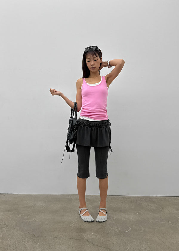 Colorfor Basic Ribbed Sleeveless