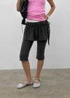 Sumimo SET - Wrap Skirt, Capri Leggings