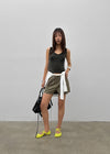Ssenhol Washed Cut Cargo Shorts