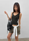 Rosike studded sleeveless