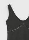 Rosike studded sleeveless
