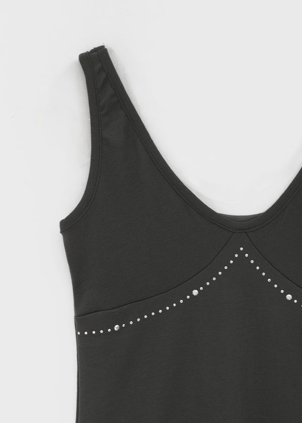 Rosike studded sleeveless