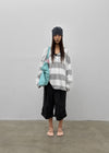 Santom Striped Collared Long Sleeve T-shirt