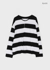 Santom Striped Collared Long Sleeve T-shirt