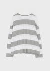 Santom Striped Collared Long Sleeve T-shirt