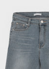 Relling Slit Capri Denim Pants