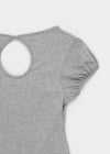 Meko Lace Wrap Short Sleeve Tee