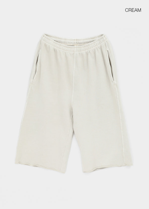 Sunking Pigment Cut Bermuda Shorts